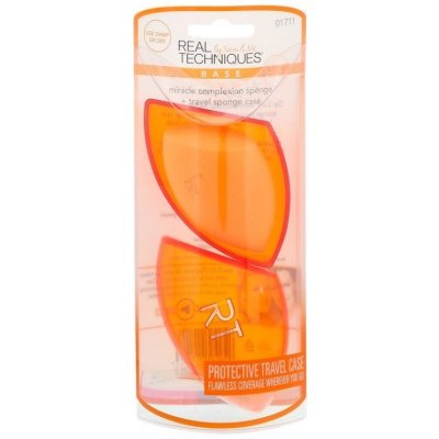 Real Techniques Miracle Complexion Sponge + Travel Sponge Case – Zbozi.Blesk.cz