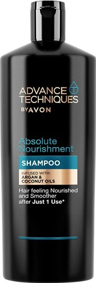 Avon Advance Techniques Absolut Nourishment šampon s arganovým a kokosovým olejem 700 ml