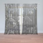Sablio Záclony Mrakodrapy 3: 2ks 150x250cm – Hledejceny.cz