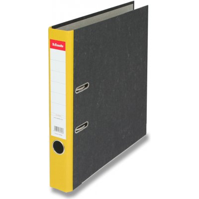 ESSELTE Pořadač pákový A4, 50 mm, mramor žlutý – Zboží Živě