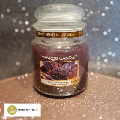 Yankee Candle Dried Lavender & Oak 411 g – Zbozi.Blesk.cz