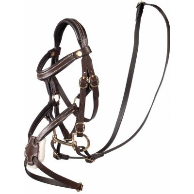 Uzdečka HKM Hobby Horsing Mexican Style hnědá – Hledejceny.cz