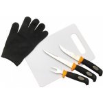 ALBASTAR Filetovací sada 8759004 Nože Vidlička Prkénko Rukavice – Zboží Dáma