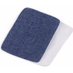 Stoklasa Klasická nažehlovací záplata modrá jeans RIFLOVÁ, textilní bavlněná 740371/4, jednobarevná modrá světlá, 5,3x7,9cm, 10 kusů v balení – Zboží Dáma
