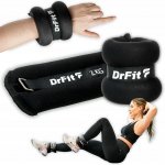 DrFit zátěžové pásky na kotníky a zápěstí 2x 2kg černé – Zboží Mobilmania