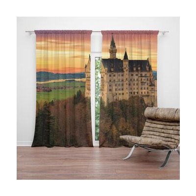 Sablio Závěs Hrad: 2ks 140x250cm – Hledejceny.cz