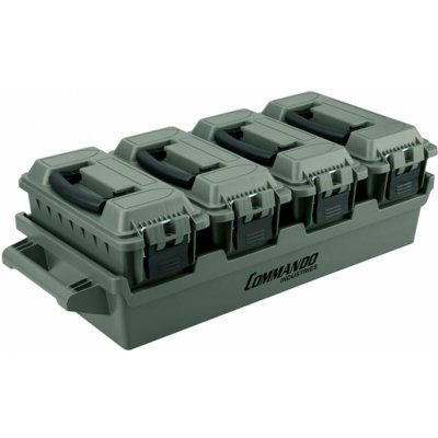 Commando Set 4 ks plastových beden AMMO BOX zelené – Hledejceny.cz