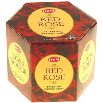 Hem Vonné kužely pro tekoucí dým Red Rose 40 ks – Zboží Mobilmania