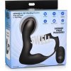 Anální kolík Swell Inflatable & Vibrating Prostate Plug + Cock & Ball Ring Remote Control Black