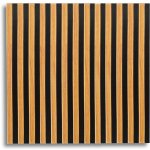 Impol Trade samolepící panely PE1 66,5 x 66,5 cm lamely hnědé 1ks – Zboží Mobilmania