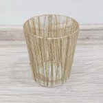 Clayre & Eef Skleněný svícen zlatý, 10 x 8 cm – Hledejceny.cz