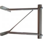 Držák stožáru 42mm Hrazda (40cm od zdi), zinek Galva – Sleviste.cz