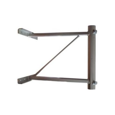 Držák stožáru 42mm Hrazda (40cm od zdi), zinek Galva – Sleviste.cz