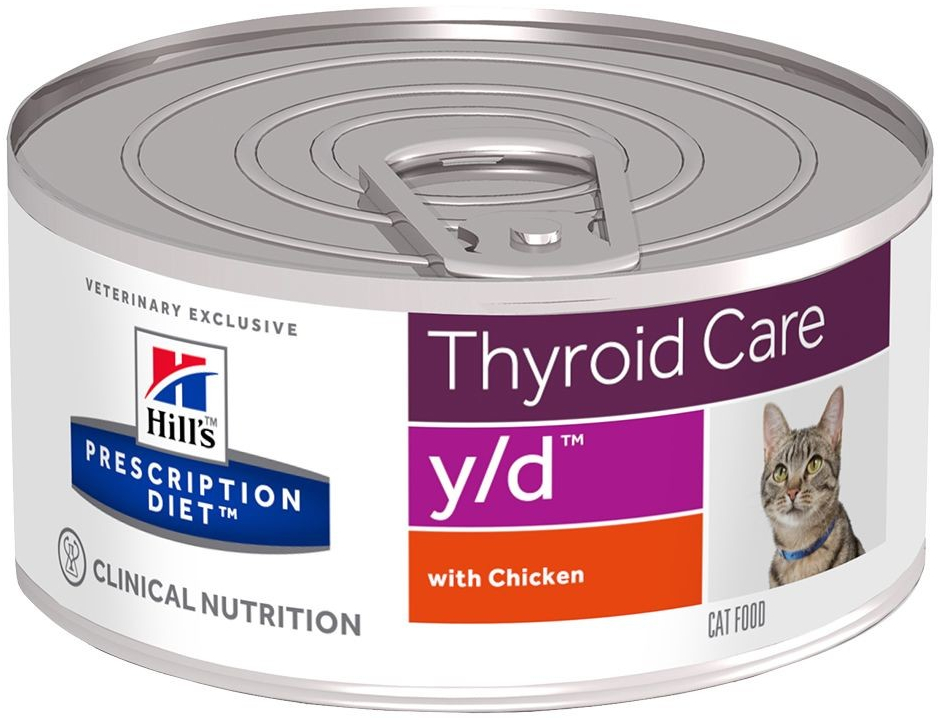 Hill\'s Prescription Diet y/d Thyroid Care kuřecí 12 x 156 g