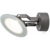 Zahradní lampa FOX venkovní reflektor antracitová 230V COB LED 9W IP65 3000K