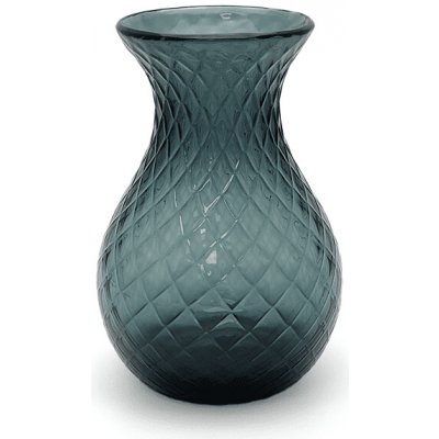 Váza 25cm - Káro - kouř – Hledejceny.cz