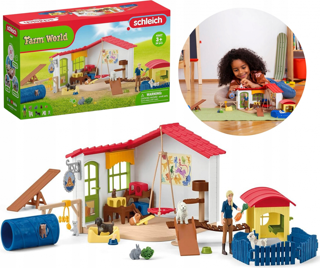 Schleich 42607 Hotel pro zvířata