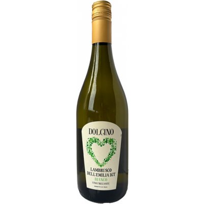 Dolcino Lambrusco Emilia IGT Bianco 8% 0,75 l (holá láhev) – Zboží Dáma