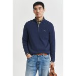 Gant Cotton Pique Half Zip Marine Melange – Hledejceny.cz