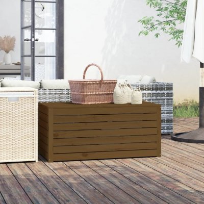 vidaXL Honey Brown 101x50,5x46,5 cm Borovicový masiv – Hledejceny.cz
