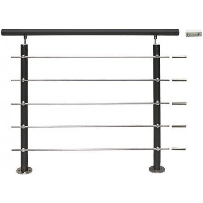 Treba Frewa Set zábradlí AG6, 1500 mm, hliník, vrchní montáž, antracit 130.08.0058 – Hledejceny.cz