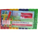 Clanax plastové kolíčky na prádlo 24 ks – Zboží Dáma