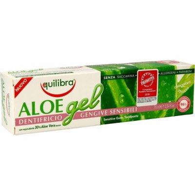 Equilibra Aloe Sensitive Gums Zubná pasta na citlivé zuby a ďasná 75 ml – Hledejceny.cz