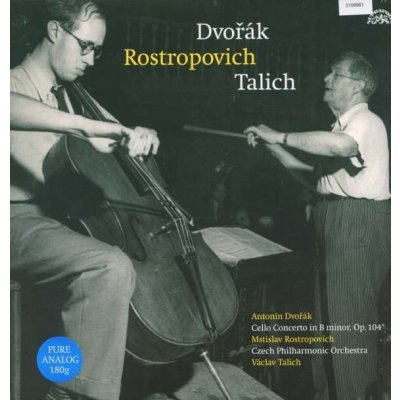 M.Rostropovič, Česká filharmonie, Václav - Dvořák: Koncert h moll pro violoncello a orchestr, LP