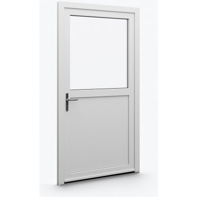 Aluplast Vchodové dveře Ideal 4000 Ořech 80 x 180 cm – Hledejceny.cz