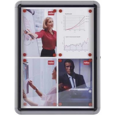 Nobo vitrína exteriérová magnetická 9 x A4 – Zboží Mobilmania