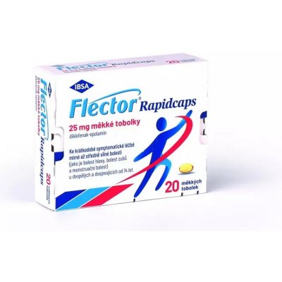 FLECTOR RAPIDCAPS 25MG CPS MOL 20