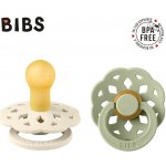 Bibs Boheme přírodní kaučuk 2ks ivory sage – Zboží Dáma