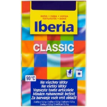 Iberia Classic Barva na textil námořnická modř tmavě modrá 2 x 12,5 g