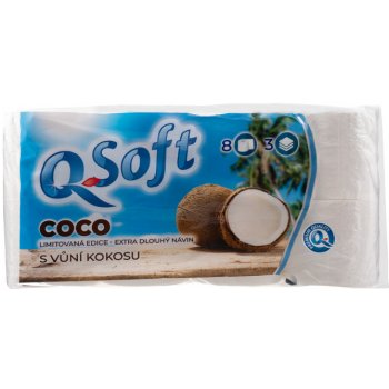 Q Soft 3-vrstvy kokos 8 ks