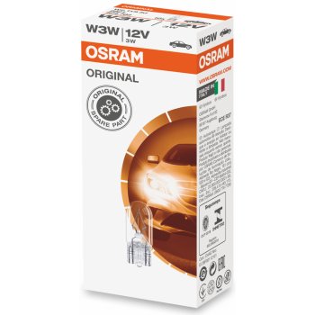 Osram Standard W3W W2,1x9,5d 12V 3W 10ks