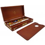 Charvin olejové barvy Extra Fine 12 x 20 ml dřevěný kufřík Primary příslušenství – Sleviste.cz