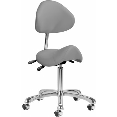 Activeshop kosmetický taburet 1004 Giovanni šedý – Zboží Dáma