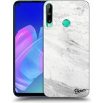 Picasee silikonové Huawei P40 Lite E - White marble černé – Zboží Živě