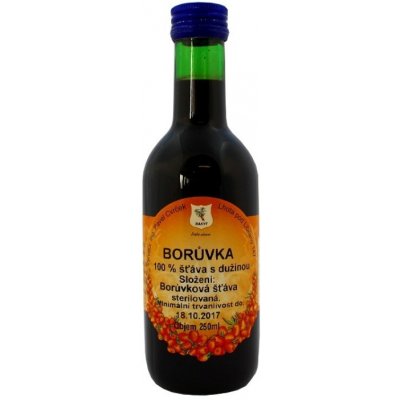 Ing. Pavel Cvrček Šťáva borůvková 100% 250 ml – Zboží Mobilmania