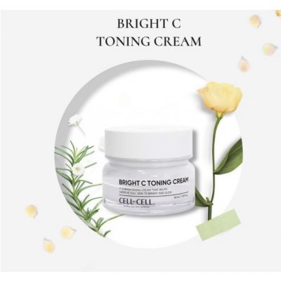 CELL BY CELL BRIGHT C TONING CREAM Pleťový krém na sjednocení tónu pleti a proti tmavým skvrnám 50 ml – Hledejceny.cz