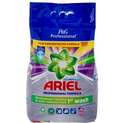 Ariel Aquapuder Color univerzální prací prášek na barevné prádlo 100 PD 5,5 kg – Zbozi.Blesk.cz