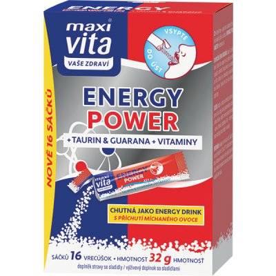 Vitar MaxiVita Energy Power stick 16 sáčků – Zbozi.Blesk.cz