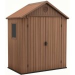 Keter Darwin zahradní domek 4 x 6 hnědý s podlahou – Zboží Dáma