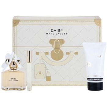 Marc Jacobs Daisy EDT 100 ml + tělové mléko 150 ml + EDT roll-on 10 ml dárková sada