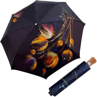 Doppler Bellino Nickel matt Boheme plně automatický luxusní deštník vícebarevný – Zboží Dáma