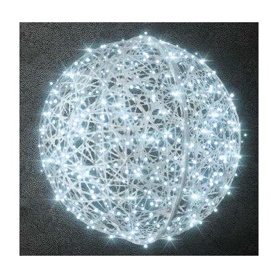 Easy Fix 3D LED světelná koule sklolaminát Ø 100 cm bílá, ledově bílá, 230 V – Hledejceny.cz