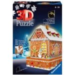 Ravensburger 3D puzzle svítící Perníková chaloupka (Noční edice) 216 ks – Zboží Dáma