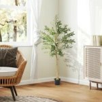 HOMCOM Umělý olivovník 150 cm | zelený – Hledejceny.cz