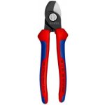 KNIPEX kleště na kabely 165mm, brynýrované, vicesložková rukojeť, 9512165 – Sleviste.cz