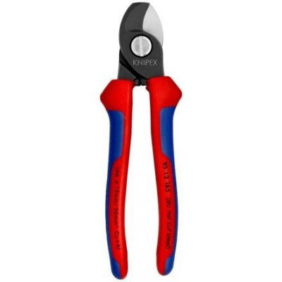 KNIPEX kleště na kabely 165mm, brynýrované, vicesložková rukojeť, 9512165 – Sleviste.cz